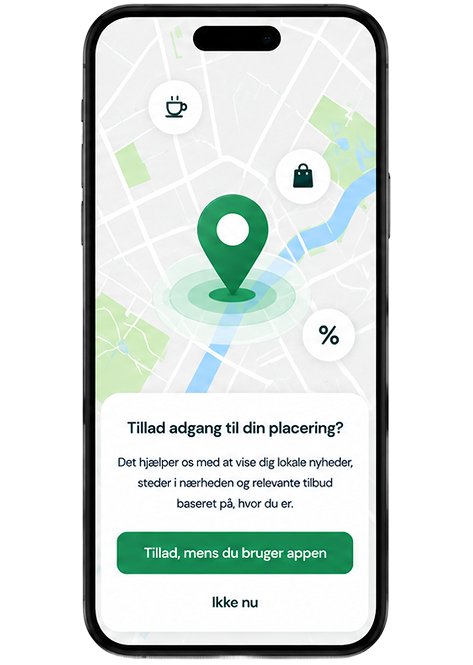 Vi bruger din lokation til at give dig værdi – ikke til at sælge dine data